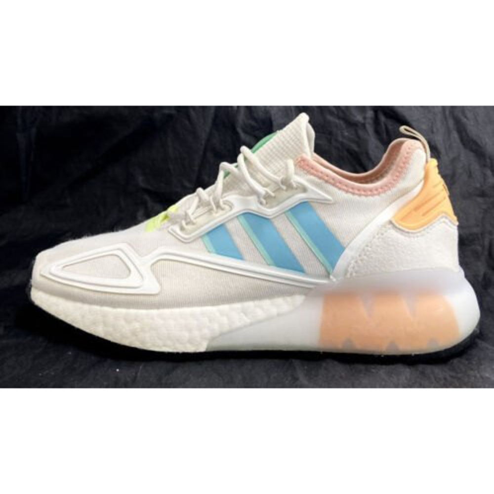 Adidas ZX 2k Boost White Lace Up Women’s Athletic Sneakers Size 8